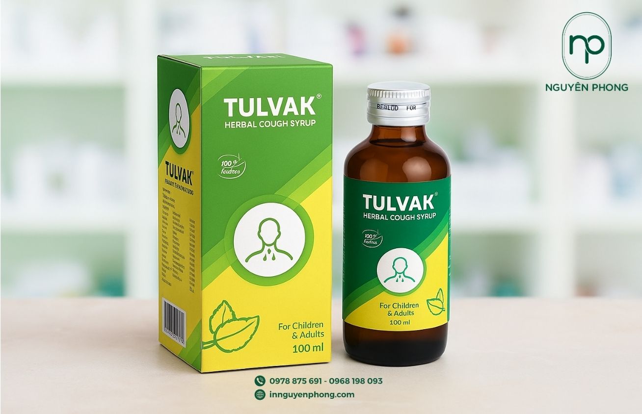 Mẫu hộp đựng siro đạt chuẩn